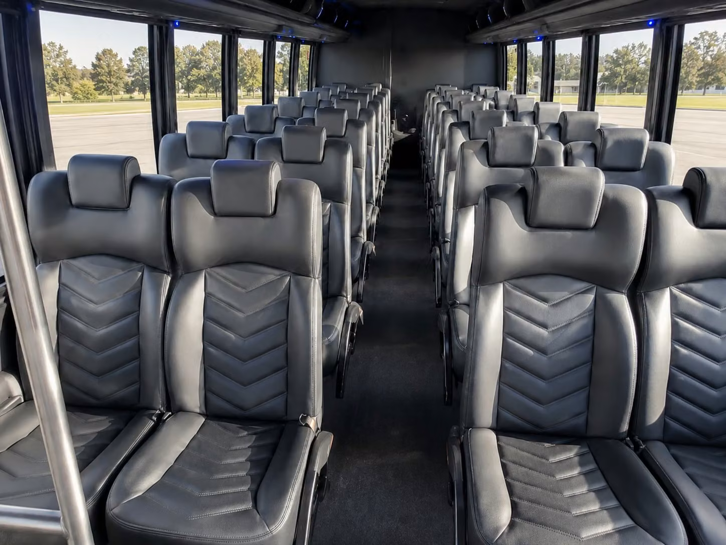 15 passenger minibus inside