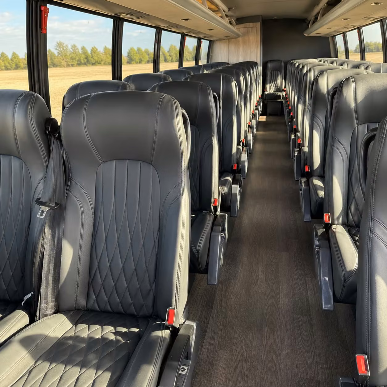 35 passenger minibus interior
