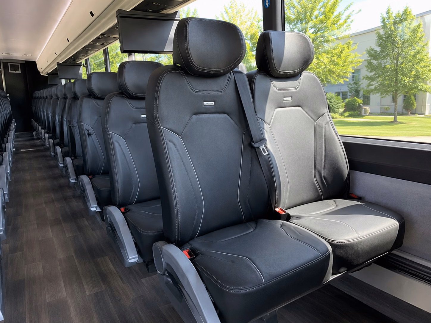 new britain charter bus interior