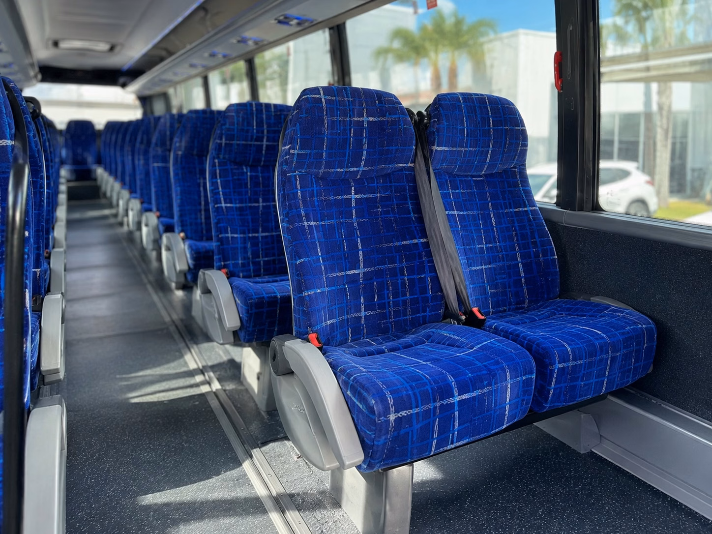 new britain charter bus rental interior