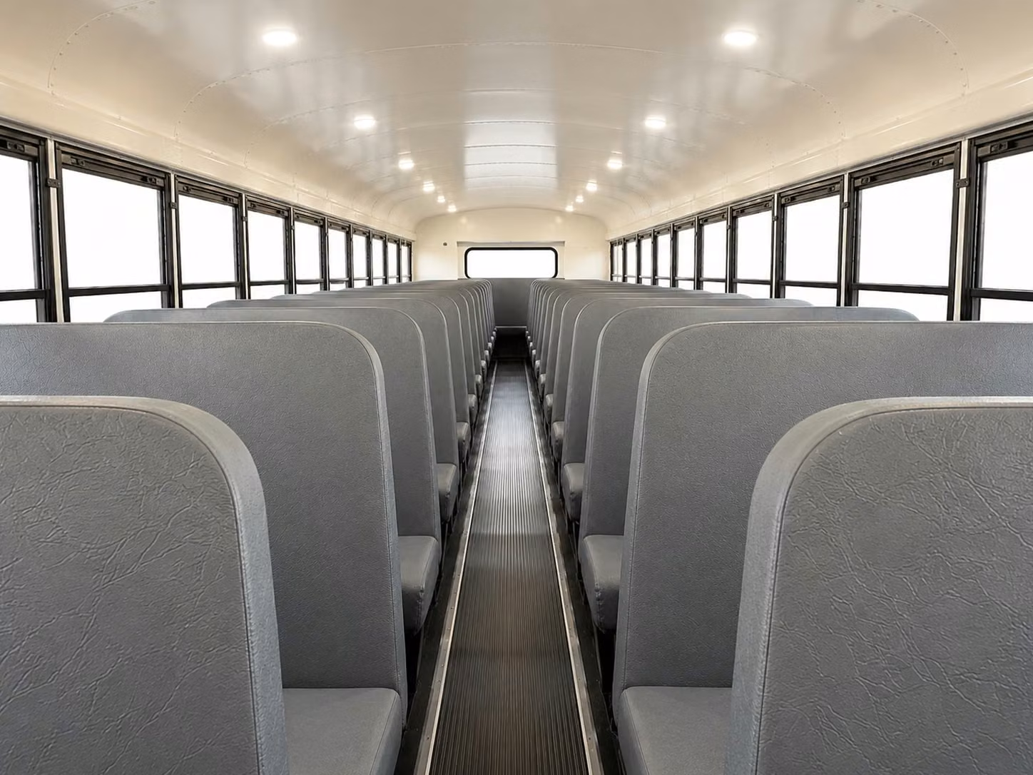 school bus inside
